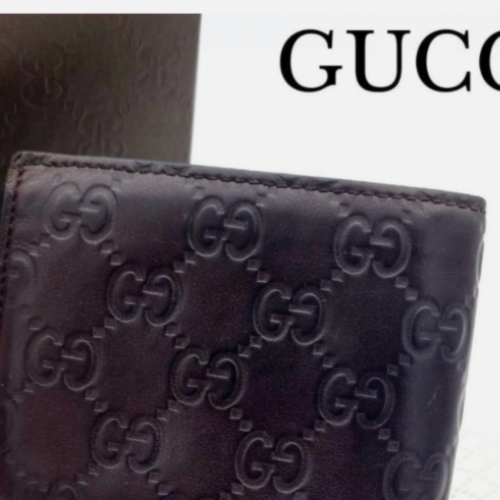 Gucci Black Key & Card Holder Leather Accessory